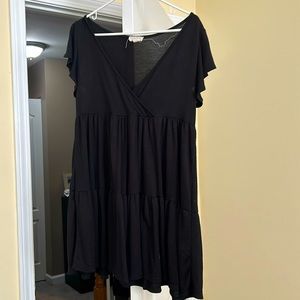 Black Tiered Dress